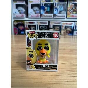 BITTY 1-INCH Chica the Chicken Five Nights Freddy's Funko Pop #108 5NAF Horror 5